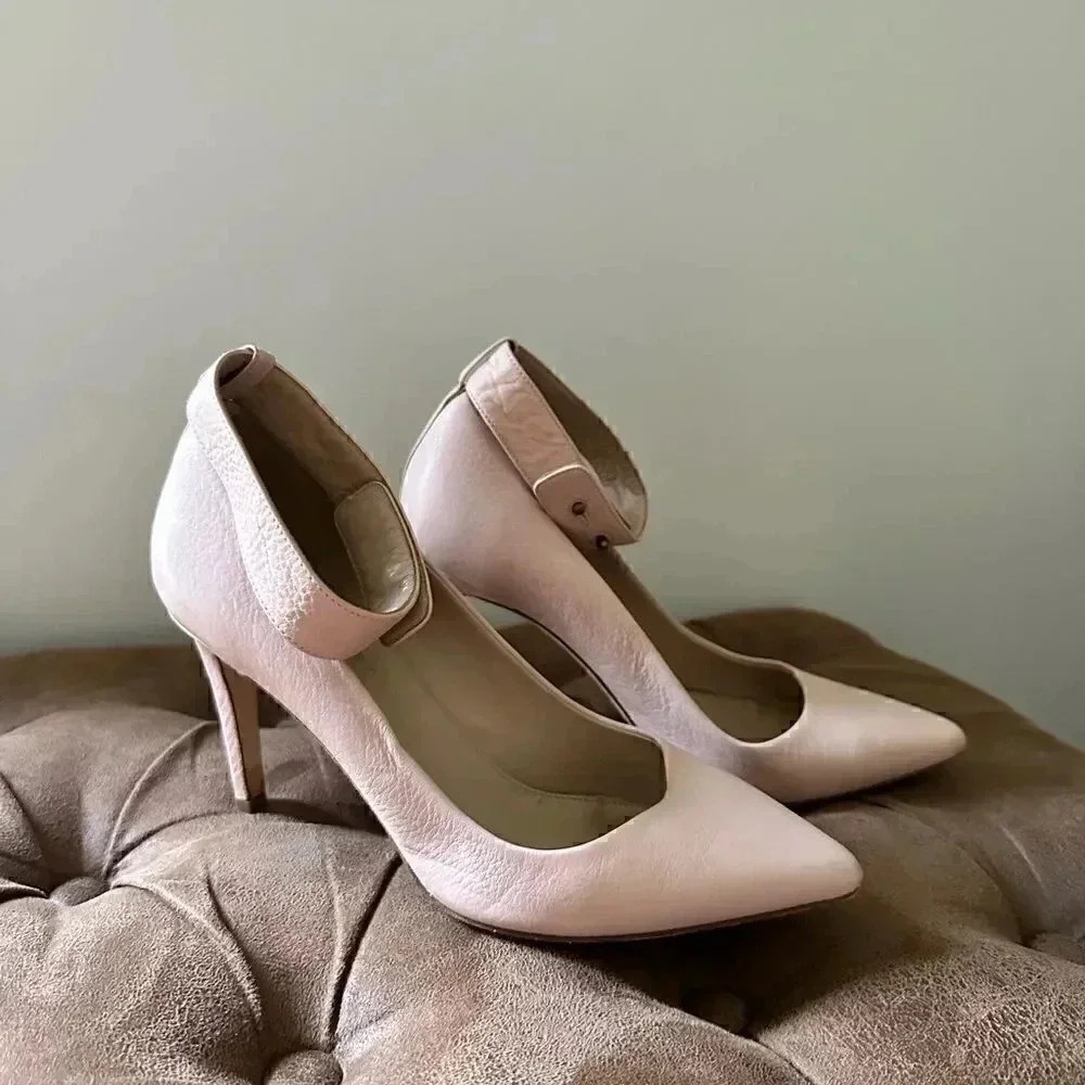 J crew leather heels - Picture 1 of 6